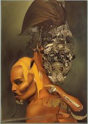 Grace Jones, Early Stable Diffusion · FFF\ESD\GJ\011