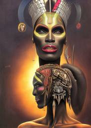 Grace Jones, Early Stable Diffusion · FFF\ESD\GJ\020