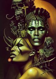 Grace Jones, Early Stable Diffusion · FFF\ESD\GJ\021