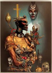 Grace Jones, Early Stable Diffusion · FFF\ESD\GJ\051