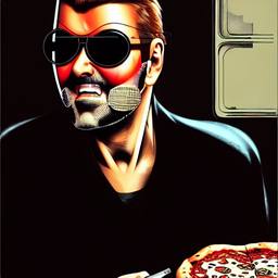 George Michael, Early Stable Diffusion · FFF\ESD\GM\031