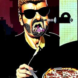 George Michael, Early Stable Diffusion · FFF\ESD\GM\045