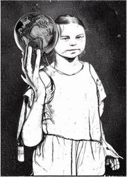 Greta Thunberg, Early Stable Diffusion · FFF\ESD\GT\019