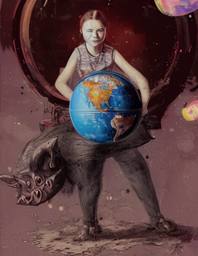 Greta Thunberg, Early Stable Diffusion · FFF\ESD\GT\039