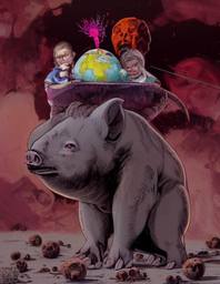 Greta Thunberg, Early Stable Diffusion · FFF\ESD\GT\047