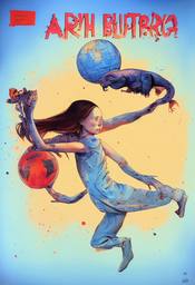 Greta Thunberg, Early Stable Diffusion · FFF\ESD\GT\086