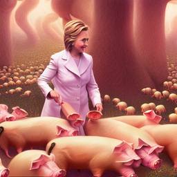 Hillary Clinton, Early Stable Diffusion · FFF\ESD\HC\013