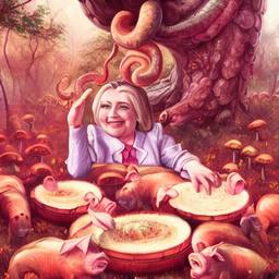 Hillary Clinton, Early Stable Diffusion · FFF\ESD\HC\017