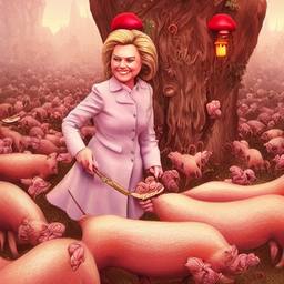 Hillary Clinton, Early Stable Diffusion · FFF\ESD\HC\019