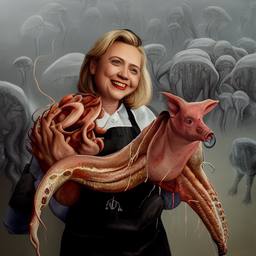 Hillary Clinton, Early Stable Diffusion · FFF\ESD\HC\027