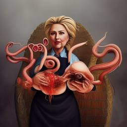 Hillary Clinton, Early Stable Diffusion · FFF\ESD\HC\028