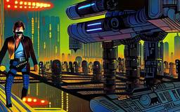 Han Solo, Early Stable Diffusion · FFF\ESD\HS\014