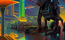 Han Solo, Early Stable Diffusion · FFF\ESD\HS\016