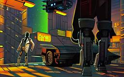 Han Solo, Early Stable Diffusion · FFF\ESD\HS\017