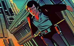 Han Solo, Early Stable Diffusion · FFF\ESD\HS\025