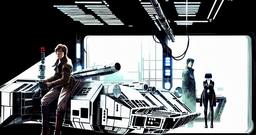 Han Solo, Early Stable Diffusion · FFF\ESD\HS\030