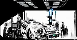 Han Solo, Early Stable Diffusion · FFF\ESD\HS\035