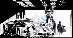 Han Solo, Early Stable Diffusion · FFF\ESD\HS\047