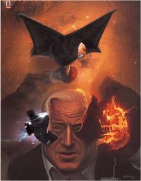 Joe Biden 2000 AD, Early Stable Diffusion · FFF\ESD\JBI\023