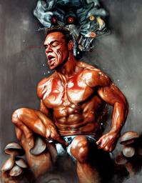 Jean-Claude Van Damme, Early Stable Diffusion · FFF\ESD\JCVD\010