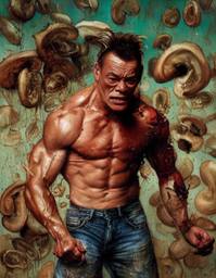 Jean-Claude Van Damme, Early Stable Diffusion · FFF\ESD\JCVD\012