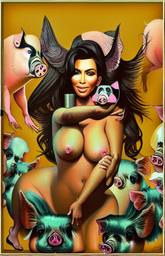 Kim Kardashian, Early Stable Diffusion · FFF\ESD\KK\004