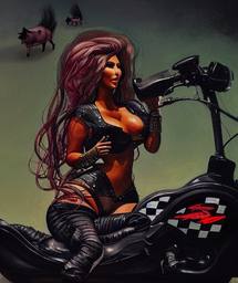 Kim Kardashian, Early Stable Diffusion · FFF\ESD\KK\011