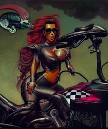 Kim Kardashian, Early Stable Diffusion · FFF\ESD\KK\018
