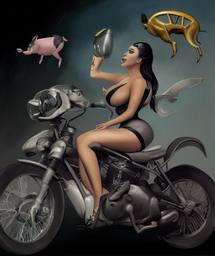 Kim Kardashian, Early Stable Diffusion · FFF\ESD\KK\021