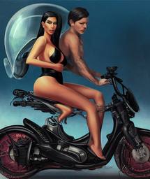 Kim Kardashian, Early Stable Diffusion · FFF\ESD\KK\022