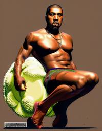 Kanye West, Early Stable Diffusion · FFF\ESD\KY\018