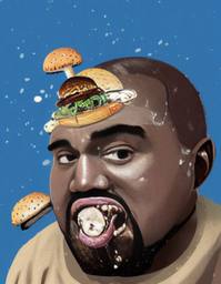 Kanye West, Early Stable Diffusion · FFF\ESD\KY\031