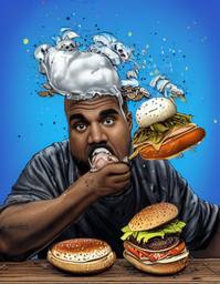 Kanye West, Early Stable Diffusion · FFF\ESD\KY\032