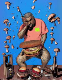 Kanye West, Early Stable Diffusion · FFF\ESD\KY\033