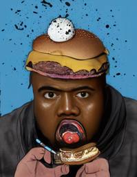 Kanye West, Early Stable Diffusion · FFF\ESD\KY\034
