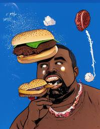 Kanye West, Early Stable Diffusion · FFF\ESD\KY\035