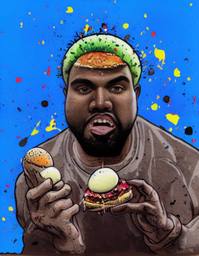 Kanye West, Early Stable Diffusion · FFF\ESD\KY\037