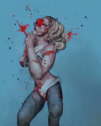 Madonna Madness, Early Stable Diffusion · FFF\ESD\MAD\025