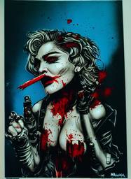 Madonna Madness, Early Stable Diffusion · FFF\ESD\MAD\050