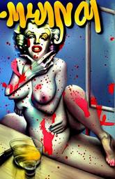 Marilyn Monroe, Early Stable Diffusion · FFF\ESD\MMO\002
