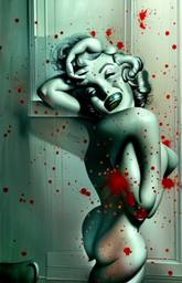 Marilyn Monroe, Early Stable Diffusion · FFF\ESD\MMO\011