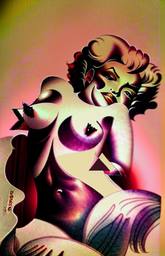 Marilyn Monroe, Early Stable Diffusion · FFF\ESD\MMO\015