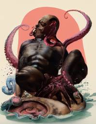 Mike Tyson, Early Stable Diffusion · FFF\ESD\MT\002