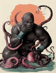 Mike Tyson, Early Stable Diffusion · FFF\ESD\MT\008