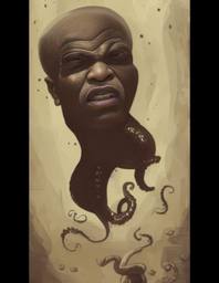 Mike Tyson, Early Stable Diffusion · FFF\ESD\MT\016