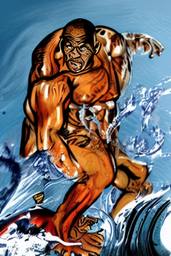 Mike Tyson, Early Stable Diffusion · FFF\ESD\MT\027