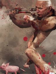 Putin v Biden, Early Stable Diffusion · FFF\ESD\PVB\001