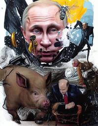 Putin v Biden, Early Stable Diffusion · FFF\ESD\PVB\019