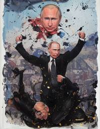 Putin v Biden, Early Stable Diffusion · FFF\ESD\PVB\021
