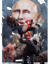 Putin v Biden, Early Stable Diffusion · FFF\ESD\PVB\022